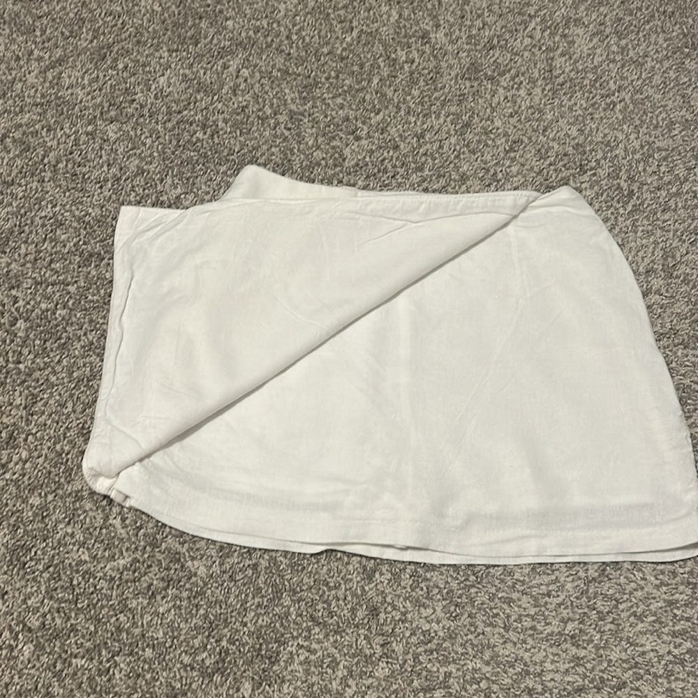 Abercrombie & Fitch White Linen Skort - Picture 3 of 9